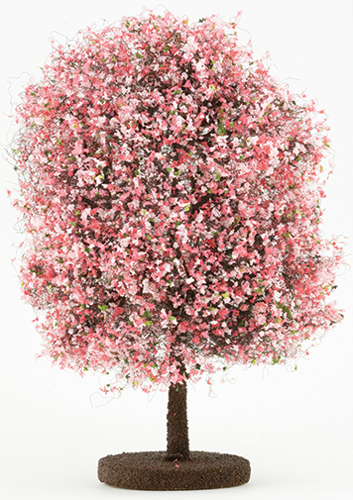 Dollhouse Miniature Bush: Pink-Fuchsia, Small